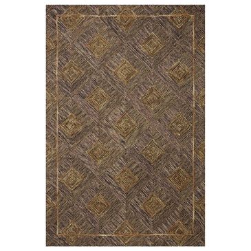 Loloi II Varena 2"3" x 3"9" Plum and Gold Area Rug, , large