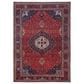Feizy Rugs Rawlins 39HDF 3"11" x 6" Red and Navy Area Rug, , large