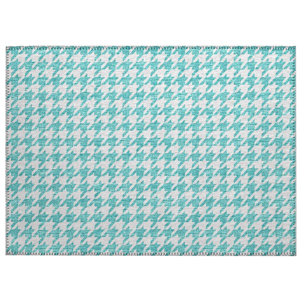 Dalyn Rug Company Hinton 1"8" x 2"6" Aqua Indoor/Outdoor Area Rug, , large