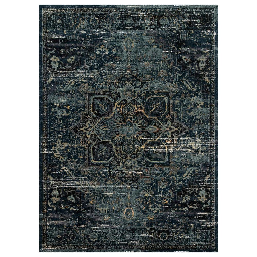 Magnolia Home James JAE-05 7"10" x 10"10" Ocean and Onyx Area Rug, , large