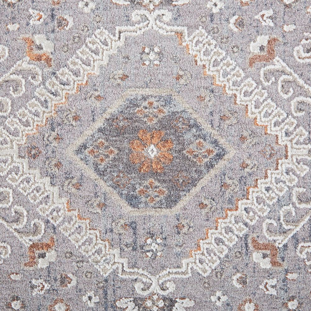 Feizy Rugs Francisco Oriental 5&#39; x 8&#39; Gray and Rust Area Rug, , large