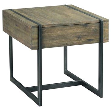 American Drew Modern Timber Drawer End Table in Reclaimed Brown, , large
