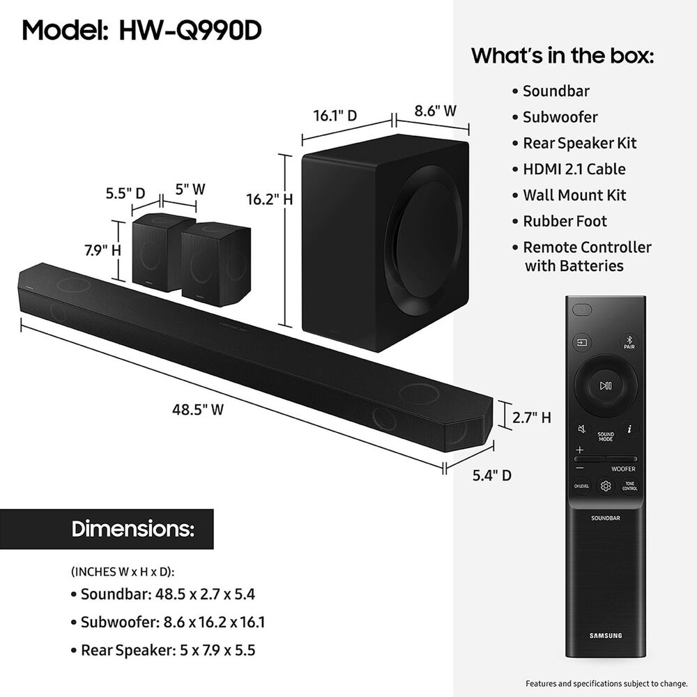 Samsung 55&quot; 4K OLED w/Soundbar Sys, , large