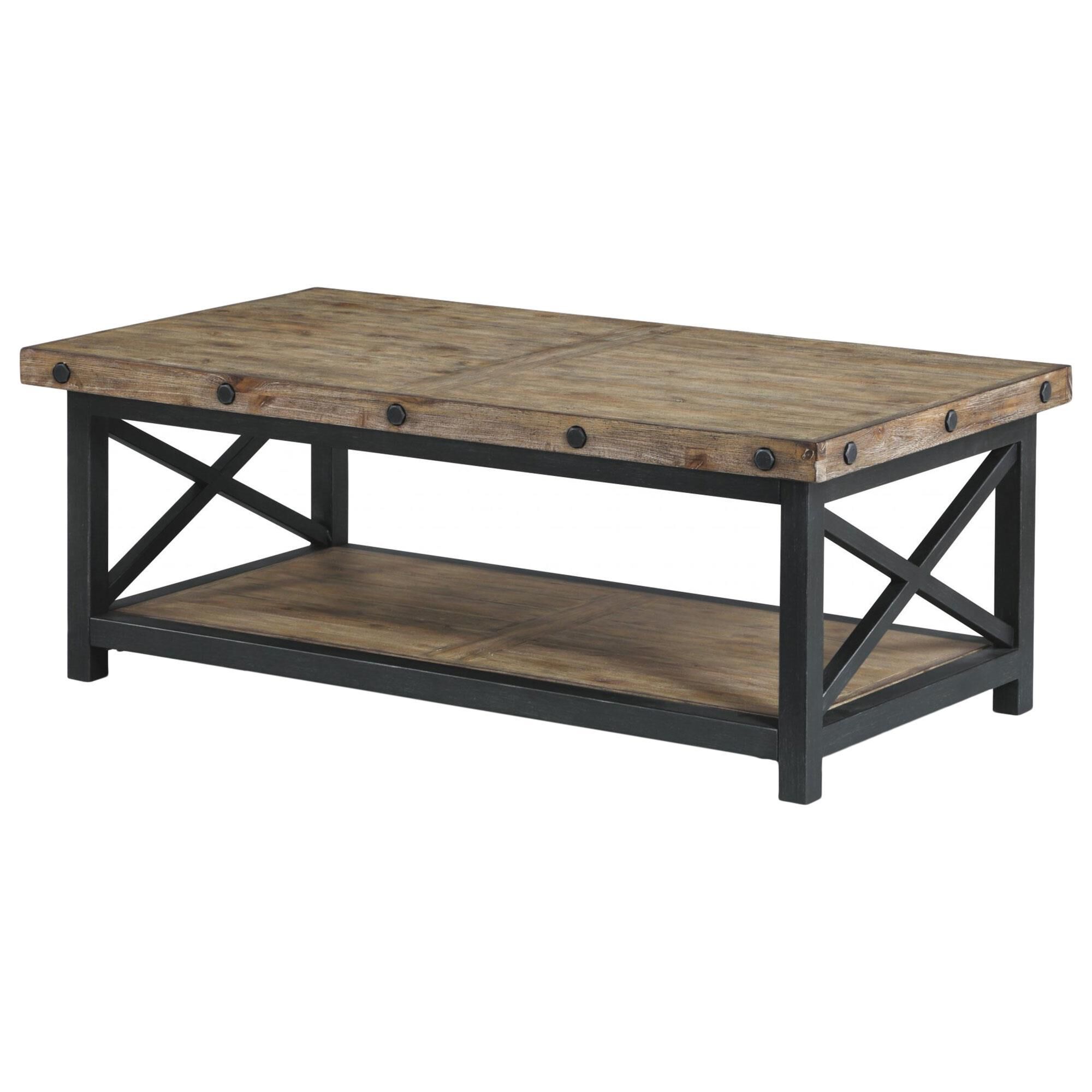 farmhouse rectangle coffee table