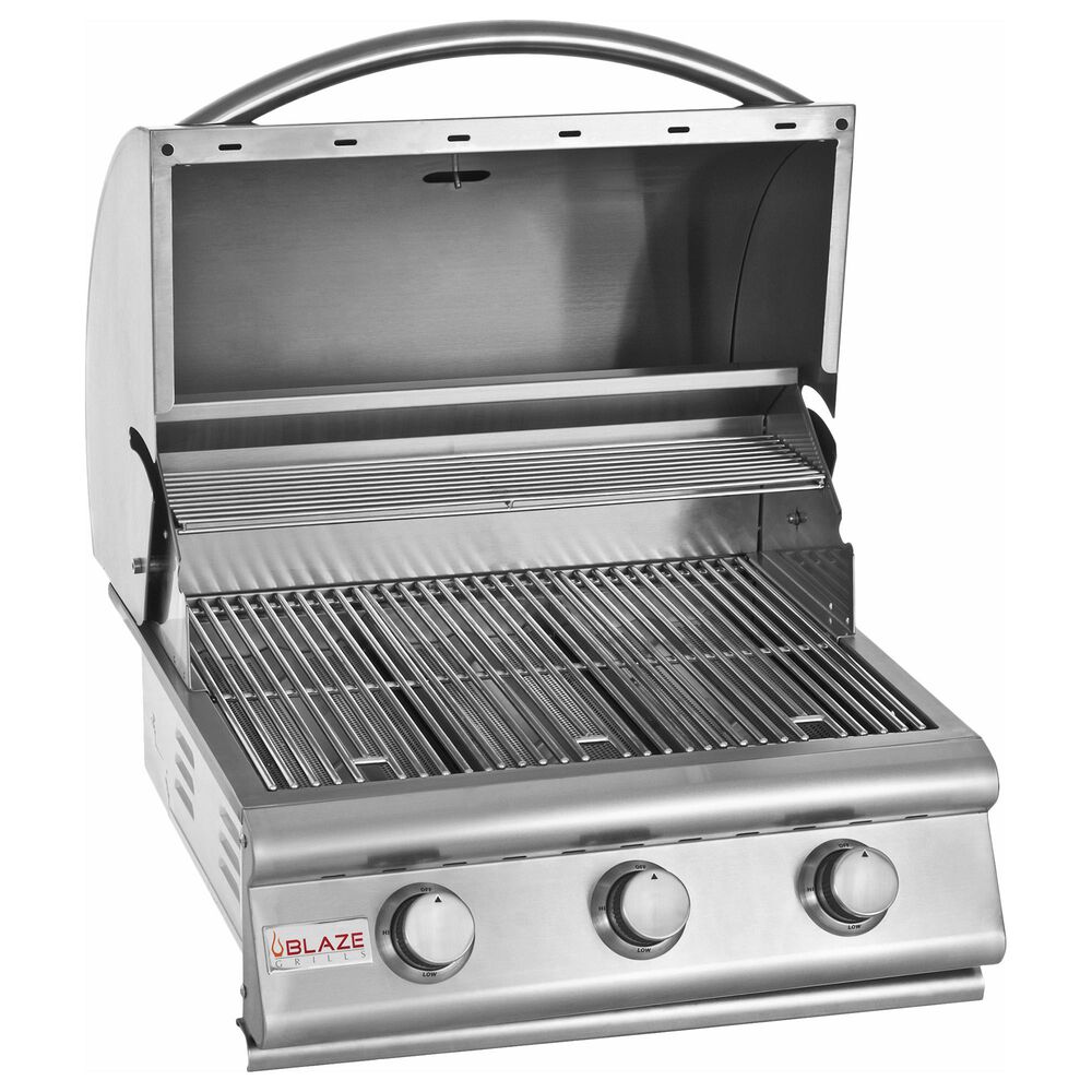 Blaze 25&quot; Traditional Natural Gas Grill with 3-Burner in Stainless Steel, , large