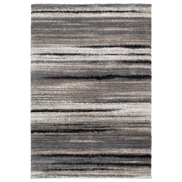 Central Oriental Tulsa Dunkerton 5" x 7"3" Iron and Multicolor Area Rug, , large