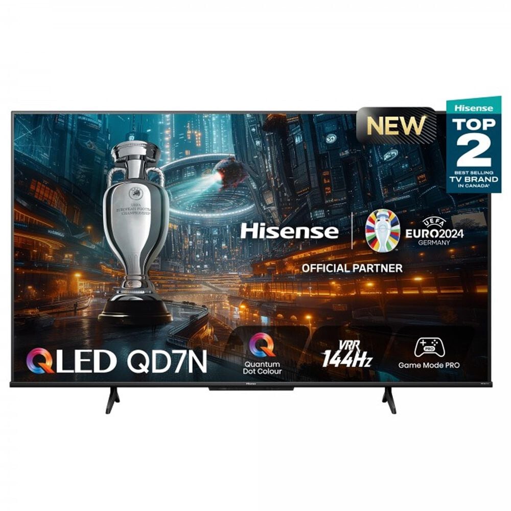 Hisense 75&quot; 4K QLED TV W/ Soundbar, , large