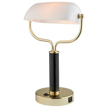 Lite Source Yanni Table Lamp in Gold and Black, , large