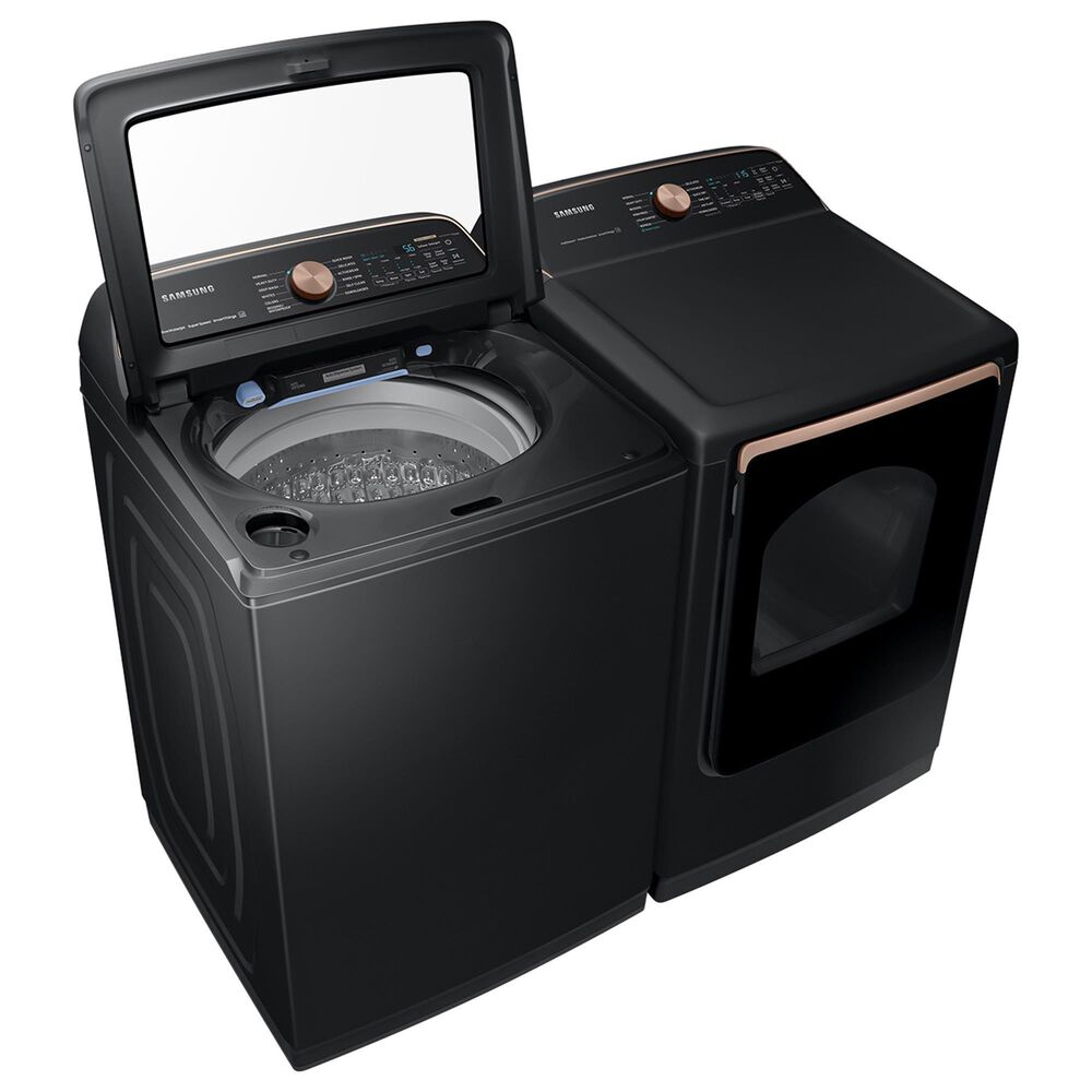 Samsung 5.5 Cu. Ft. Smart Top Load Washer with Auto Dispense System in Brushed Black, , large