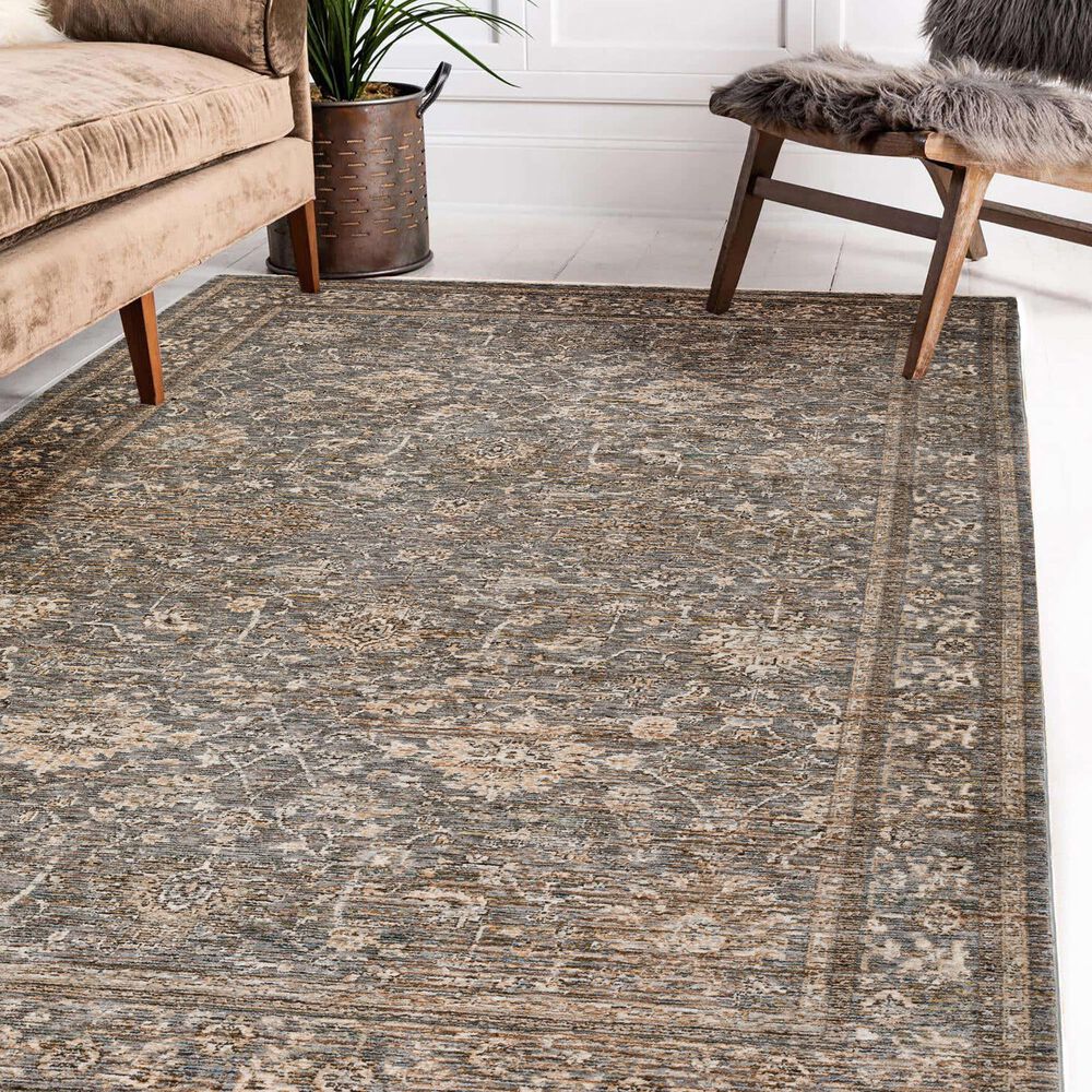 Dalyn Rug Company Yarra YA1 3&#39; x 5&#39; Pewter Area Rug, , large