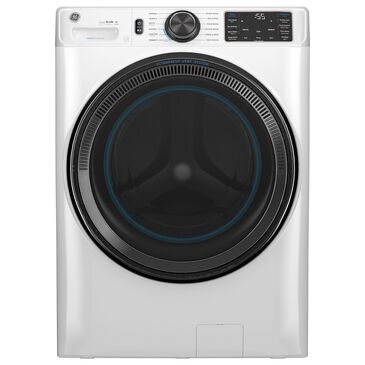 GE Appliances 5.0 Cu. Ft. Front Load Washer with Steam in White, , large