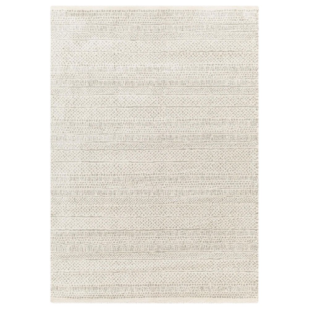 Surya Gavic 2" x 3" Medium Gray and Ivory Area Rug, , large