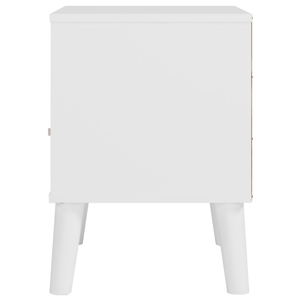 Signature Design by Ashley Piperton Nightstand in White and Brown, , large