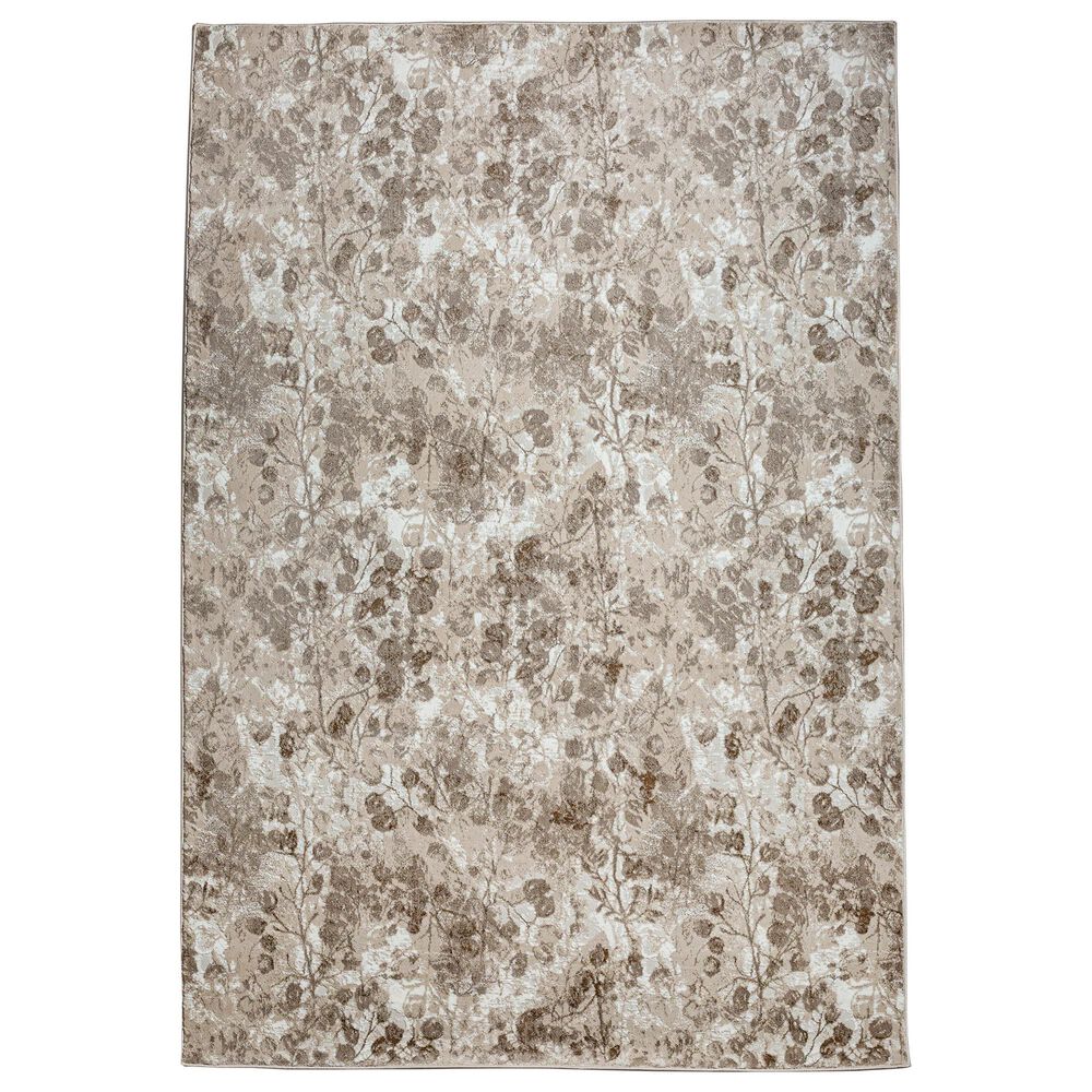 Radici USA Livigno Floral 3"3" x 4"11" Beige Area Rug, , large