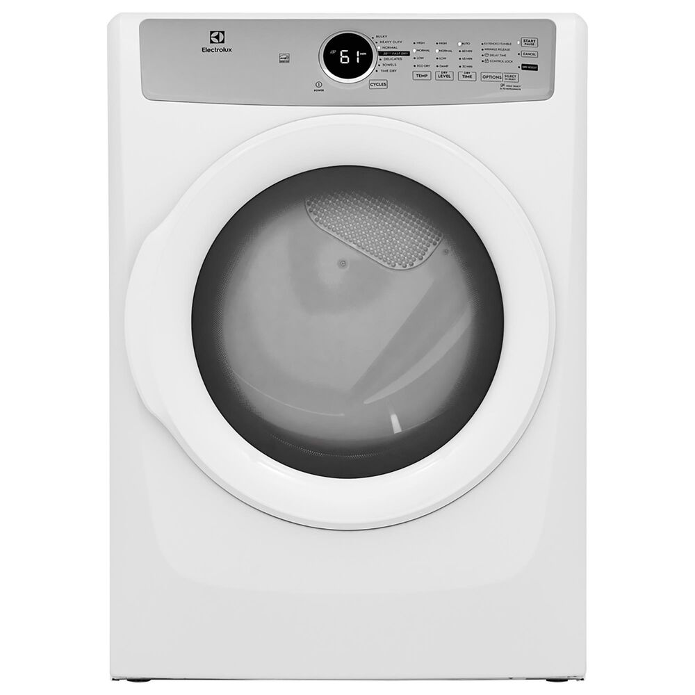 Electrolux 4.4 Cu. Ft. Front Load Washer and Gas Dryer Laundry Pair with Pedestals in White , , large