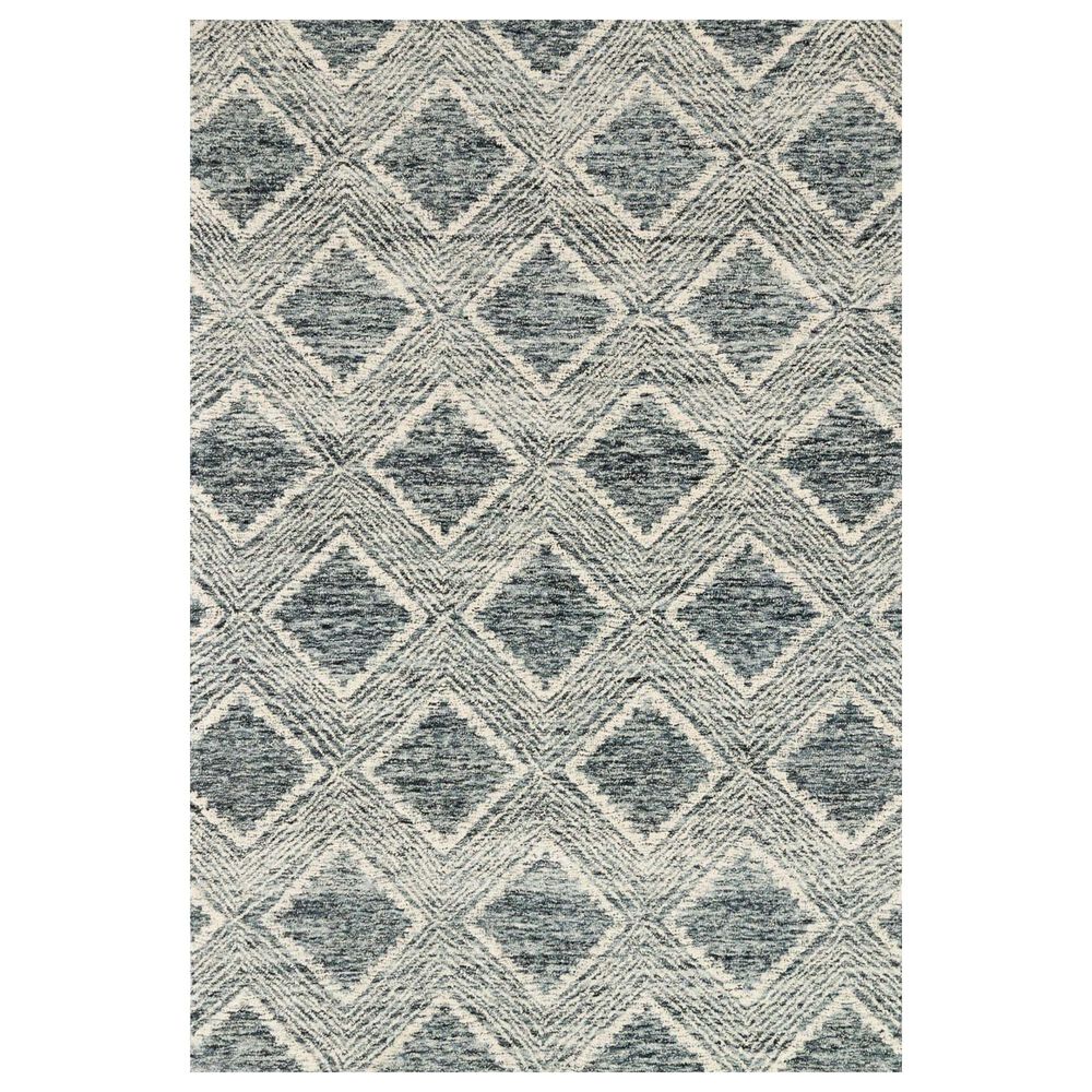 ED Ellen DeGeneres Crafted by Loloi Kopa 9"3" x 13" Denim and Ivory Area Rug, , large