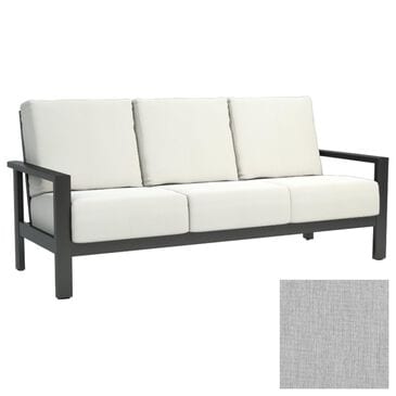 Homecrest Elements Outdoor Sofa with Canvas Granite Cushion in Carbon, , large