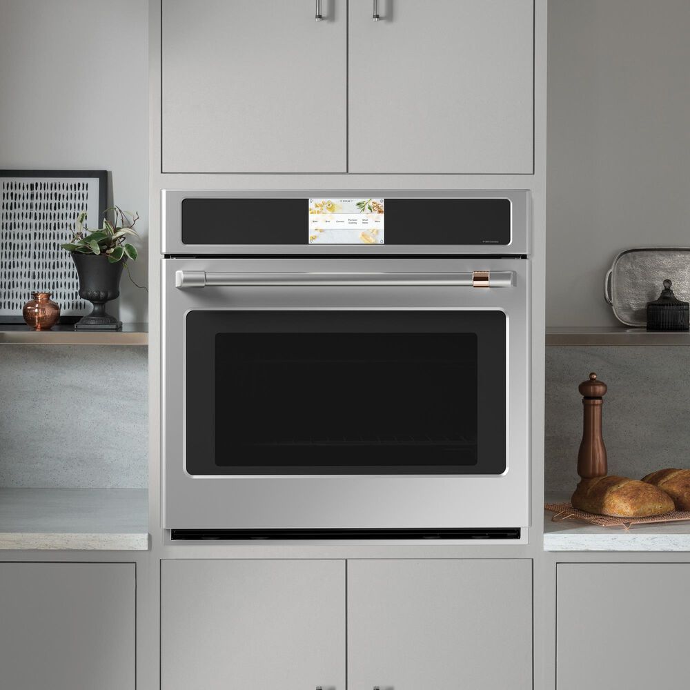 Cafe 30&quot; Smart Built-In Convection Single Wall Oven in Stainless Steel, , large