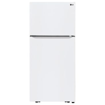 LG 20 Cu. Ft. Top Freezer Refrigerator in Smooth White, , large