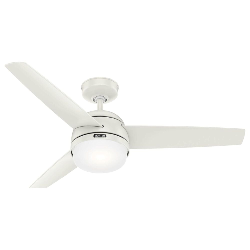 Hunter Midtown 48" Ceiling Fan with LED Lights in Fresh White, , large