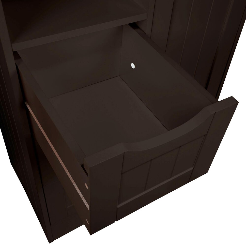 RiverRidge Home Ashland 1-Door Floor Cabinet in Espresso, , large