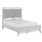 Davis International Solitude 5 Piece Queen Panel Bedroom Set in White Rub Through Finish, , large