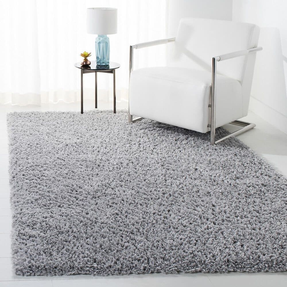 Safavieh August Shag AUG200G 8&#39; x 10&#39; Silver Area Rug, , large