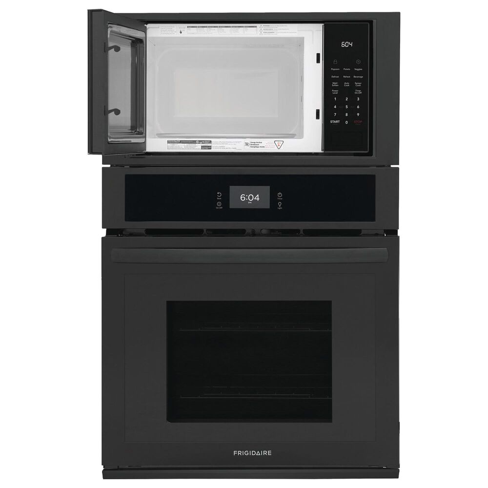 Frigidaire 27&quot; Microwave Combination Wall Oven in Black, , large