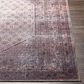 37B Colin 7"10" x 10"2" Plum, Ink Blue, Dusty Pink and Cream Area Rug, , large