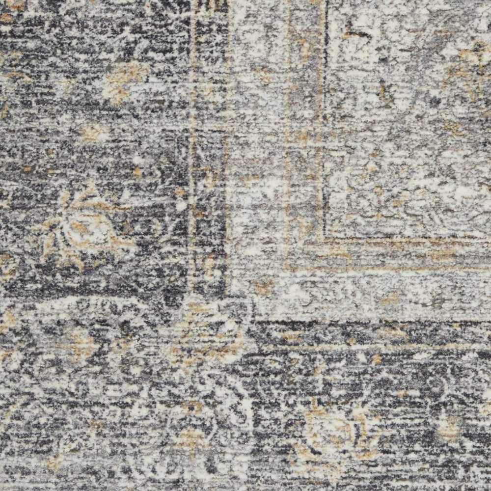 Nourison Starry Nights STN05 8&#39; x 11&#39; Charcoal and Cream Area Rug, , large