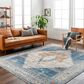 Surya Chicago CHG2303 6"6" x 9"4" Slate, Blue, Light Beige, Mustard, Brick Red, Taupe Area Rug, , large