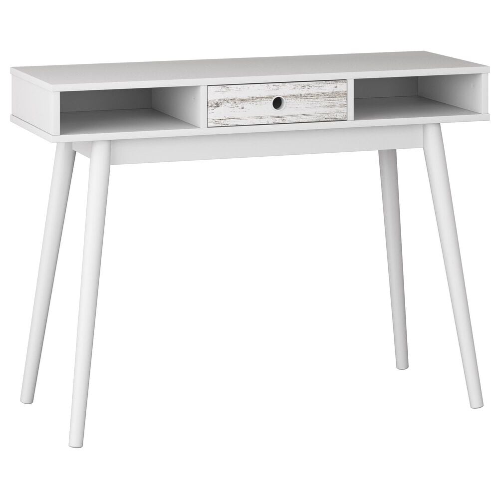 CorLiving Acerra Entryway Table in White, , large