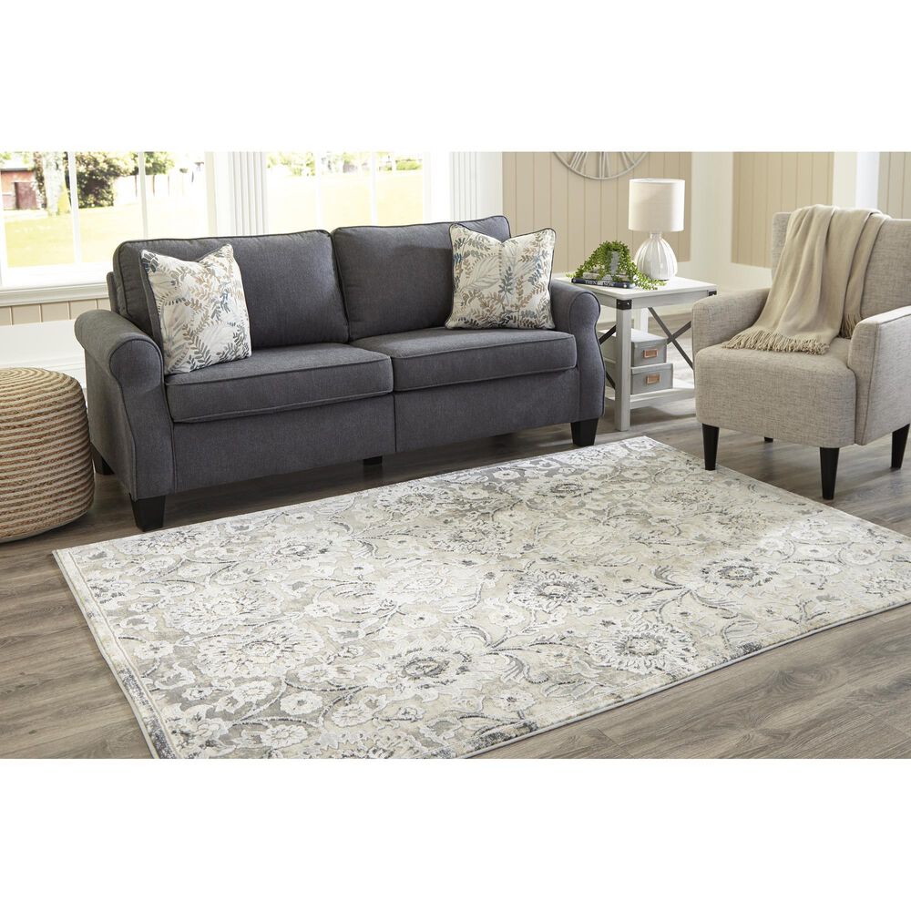 Signature Design by Ashley Kilkenny 7&#39;10&quot; x 10&#39;2&quot; Gray, Cream and Brown Area Rug, , large