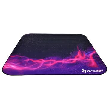 Arozzi Zona Quattro Microfiber Noise Dampening and Scratch Protection Anti-Slip Chair Mat in Deep Purple and Galaxy, , large