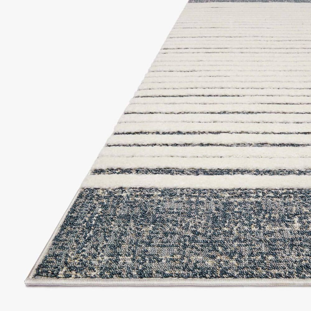 Loloi II Hagen 2&#39;7&quot; x 4&#39; White and Ocean Area Rug, , large