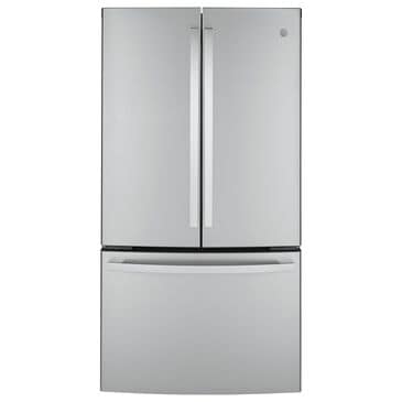 GE Appliances 23.1 Cu. Ft. Counter Depth French Door Refrigerator in Stainless Steel, , large