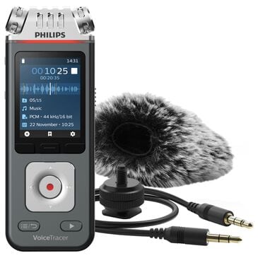 Philips VoiceTracer Audio Recorder in Anthracite and Chrome, , large