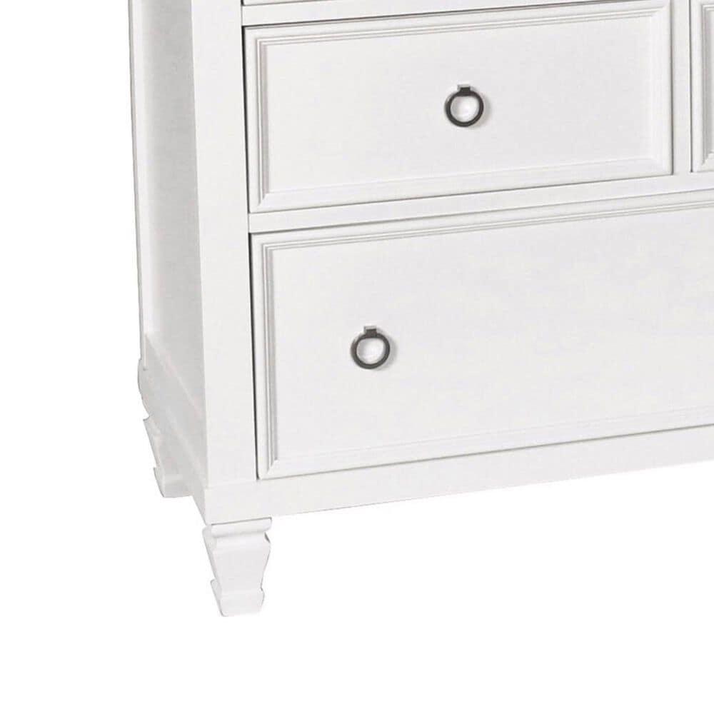 New Heritage Design Tamarack 8 Drawer Dresser in White, , large