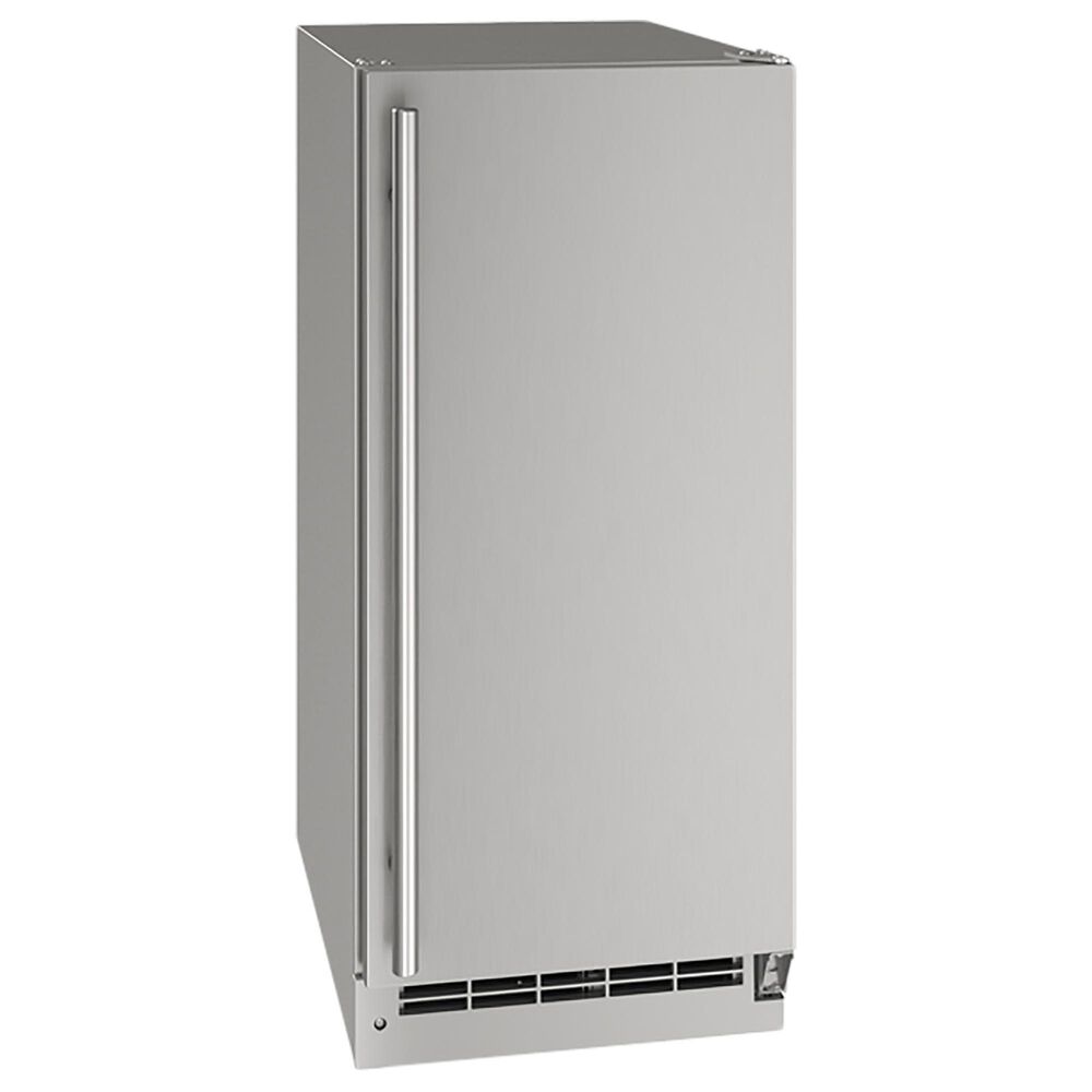 U-Line 15 Ice Maker with Pump in Stainless Steel