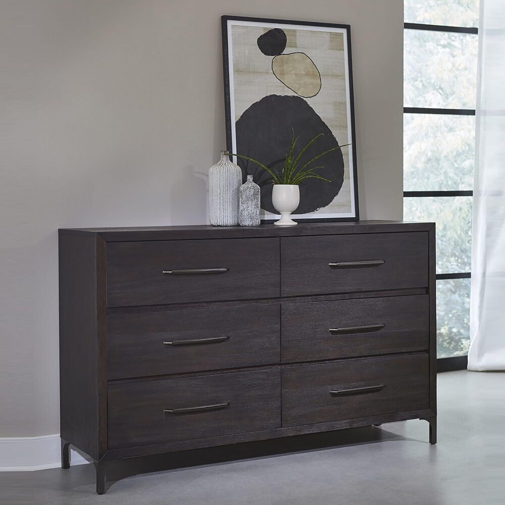 Urban Home Dresser and Mirror in Vintage Coffee, , large