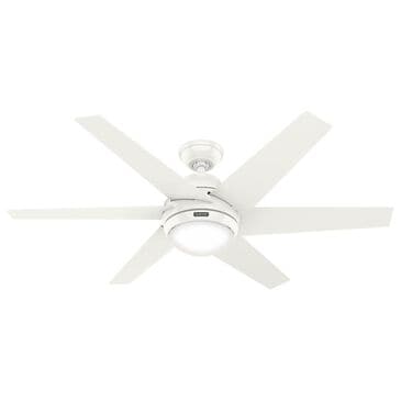 Hunter Sotto 52" Ceiling Fan with LED Lights in Fresh White, , large