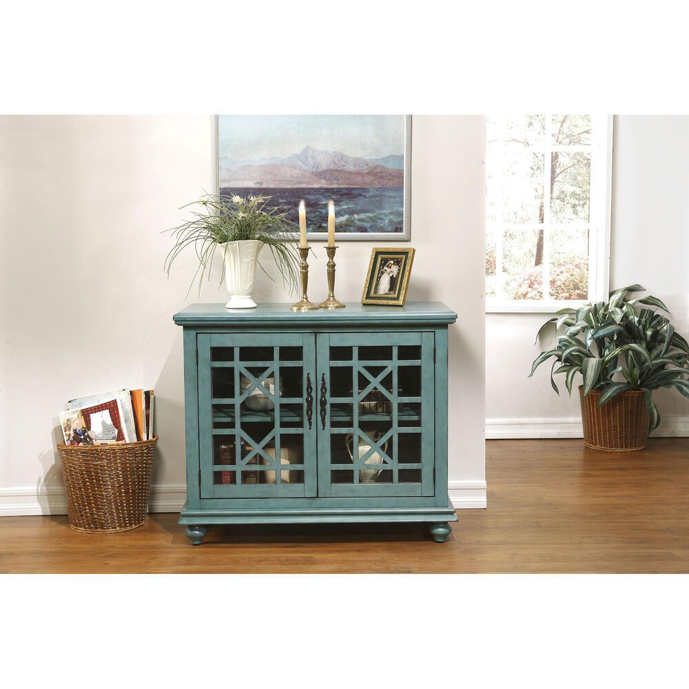 Martin Svensson Home Jules Small Spaces TV Stand in Teal, , large