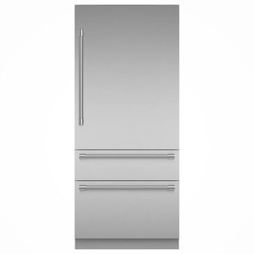 B_S_H 36" Bottom Freezer Built-In Smart Refrigerator with Professional Handle in Stainless Steel, , large