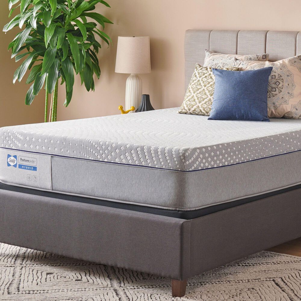 Sealy Posturepedic Sultana Hybrid Soft California King Mattress with High Profile Box Spring, , large