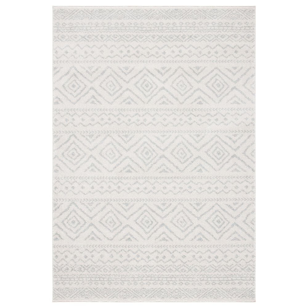 Safavieh Tulum TUL267 6" x 9" Ivory and Light Grey Area Rug, , large