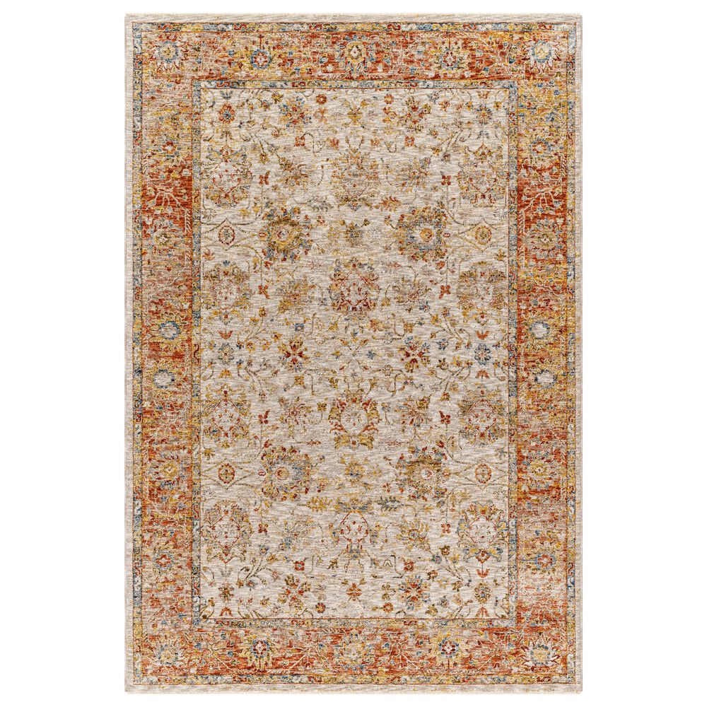 Surya Mona Lisa 2"7" x 10" Light Sage, Tan, Mustard, Brick Red, Burgundy, Olive and Dark Blue Runner, , large