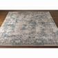 Surya Solar 10" x 14" Dark Blue, Charcoal, Light Gray, White and Saffron Area Rug, , large