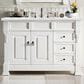 James Martin Brookfield 48" Single Bathroom Vanity in Bright White with 3 cm Arctic Fall Solid Surface Top and Rectangle Sink, , large