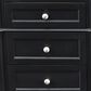James Martin Brittany 60" Single Bathroom Vanity in Black Onyx with 3 cm Carrara White Marble Top and Rectangle Sink, , large