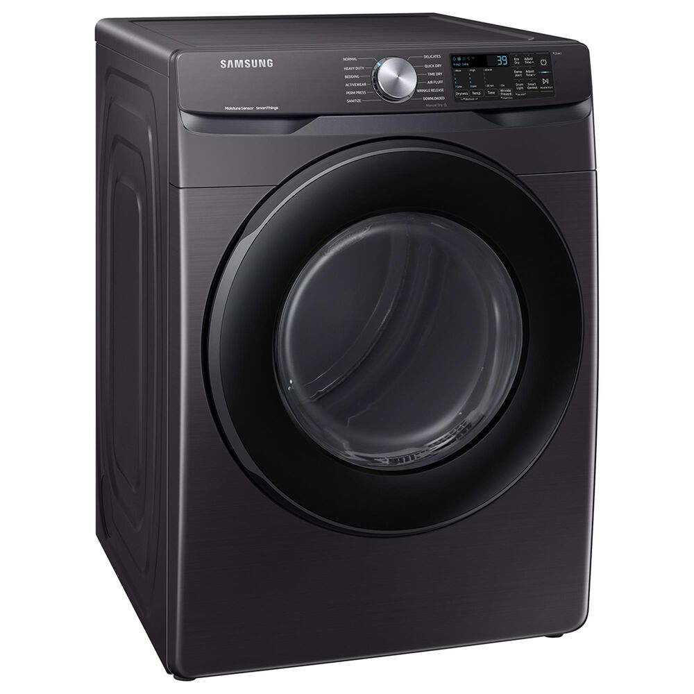 Samsung 7.5 Cu. Ft. Smart Electric Dryer with Sensor Dry in Brushed Black, , large